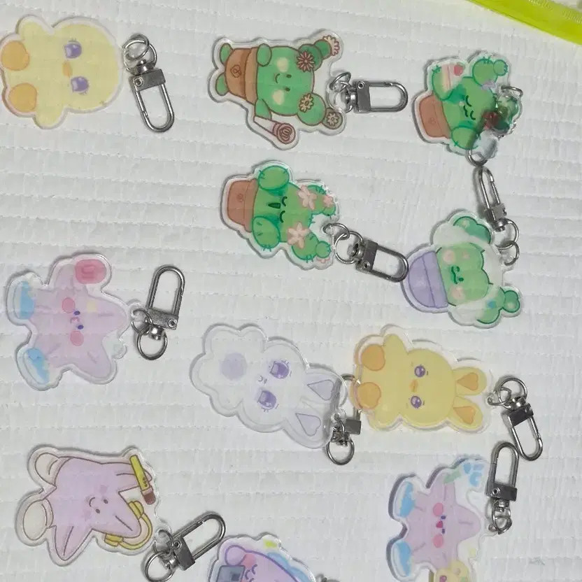 IU Exhibition Keyring Set Unused