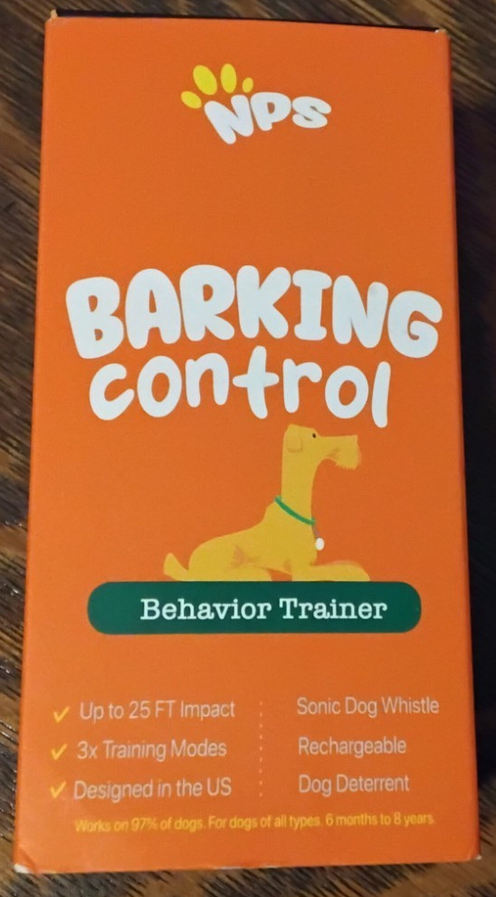 NPS Alpha Dog Behavior Trainer Anti Bark Tool Barking Control Device NIB