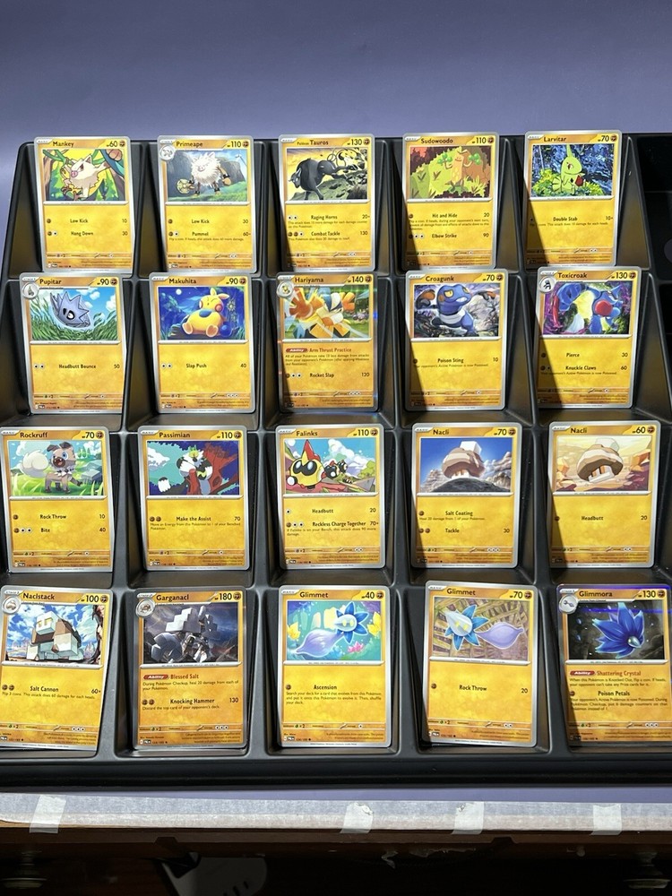 Pokémon PALDEA EVOLVED - Complete Common Uncommon Rare Set - 176 Cards Total