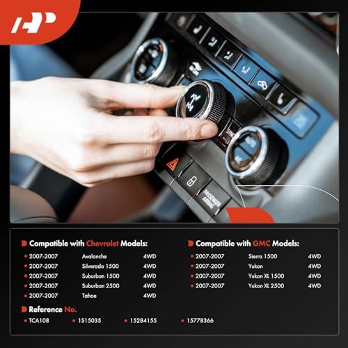 4x4 4WD Switch Transfer Case Selector Switch Fit for 2007 Chevy Silverado