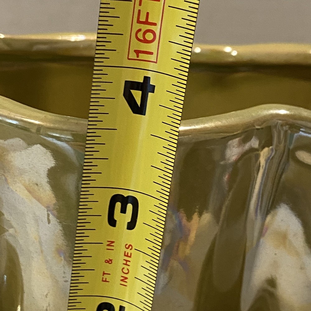 Pier 1 Irridescent Ceramic Planter Set