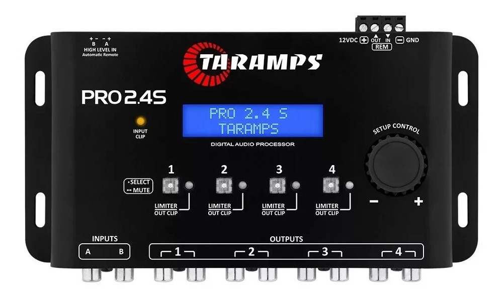 Taramps Pro 2.4s Digital Audio Processor Equalizer