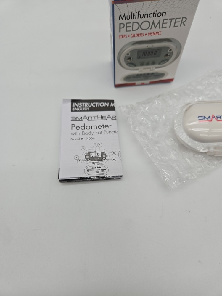 MULTIFUNCTION PEDOMETER CLIPS TO BELT OR POCKET