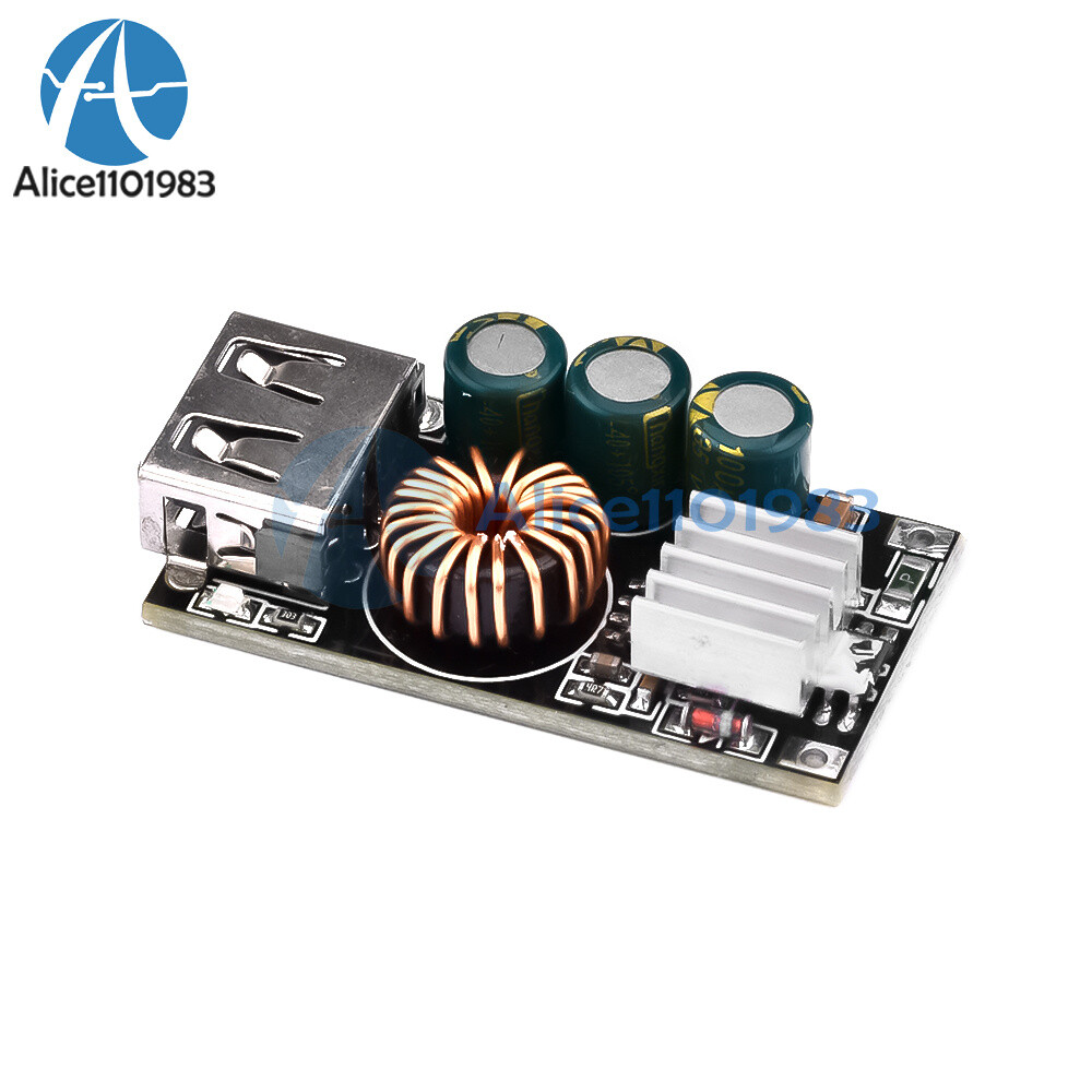 USB Mobile Phone Charging Board Fast Charging Car DIY Conversion Module DC Buck