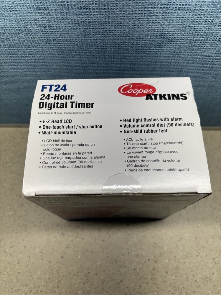 Cooper ATKINS Multi-Station Digital Timer TFS4 NEW