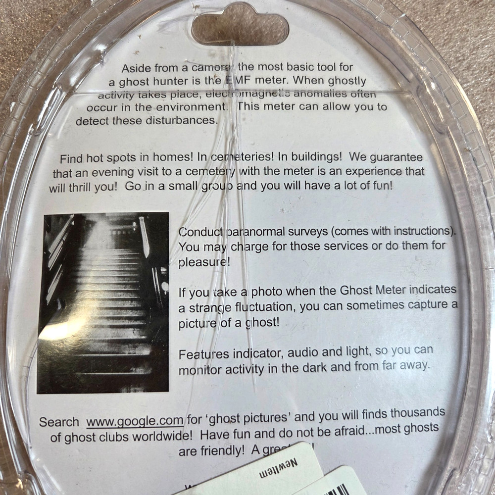 The Ghost Meter EMF Sensor Transparent Alternative Tech International