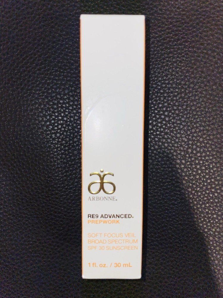 Arbonne RE9 Advanced Prepwork Soft Focus Veil Broad Spectrum SPF 30  08/2021