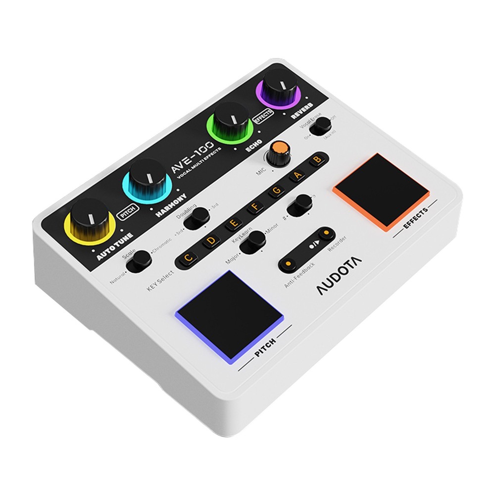 AUDOTA Vocal Processor Multi-effects Harmony Reverb Delay Pitch Correction, US
