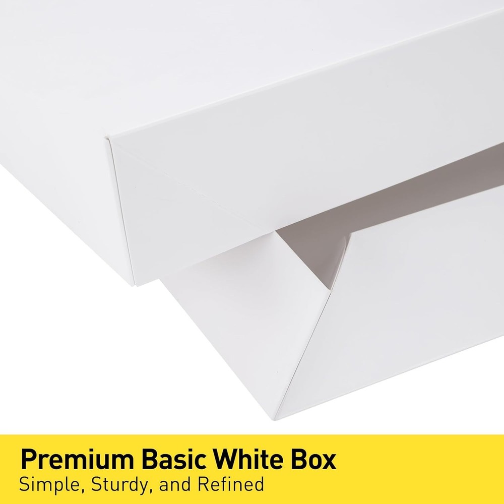 12 Pack 17" White Extra Large Gift Boxes With Lids For Clothes Presents