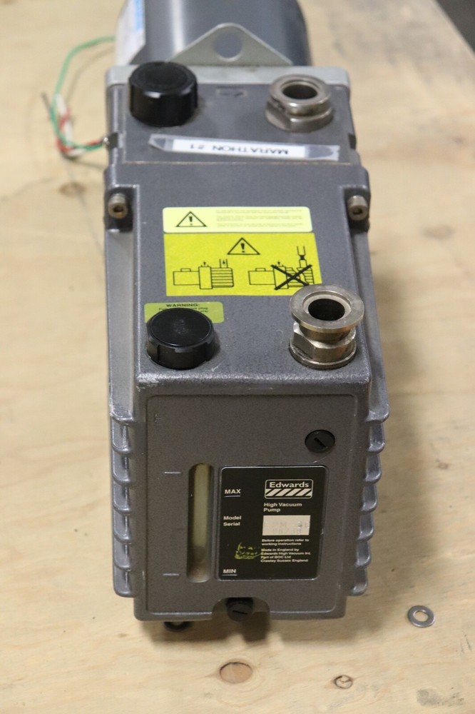 Edwards E2M30 Dual Stage Rotary Vane Mechanical Vacuum Pump