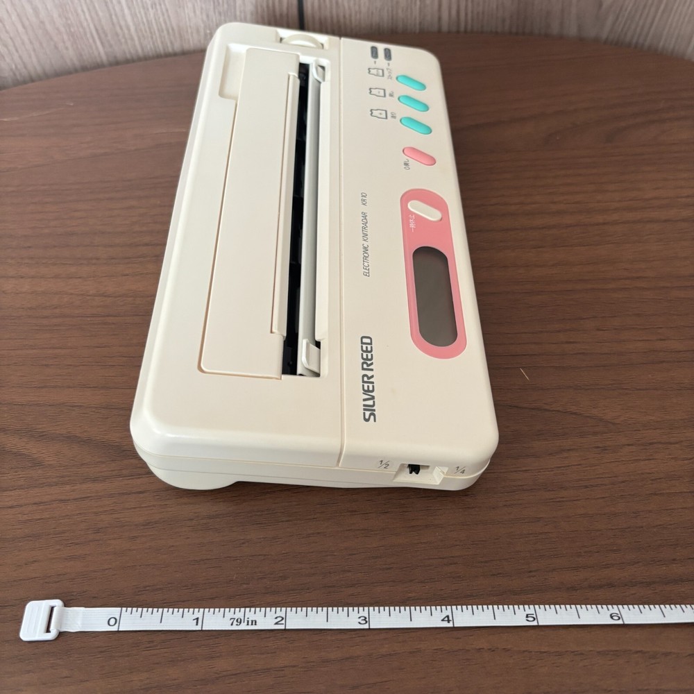 Silver Reed KR10 Microcontroller Knitting Machines with box Test Completed Used