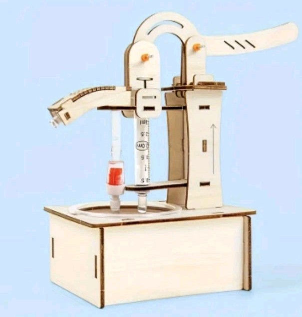 Hydraulic Pump Science STEM DIY Educational Craft Kit Learning Project