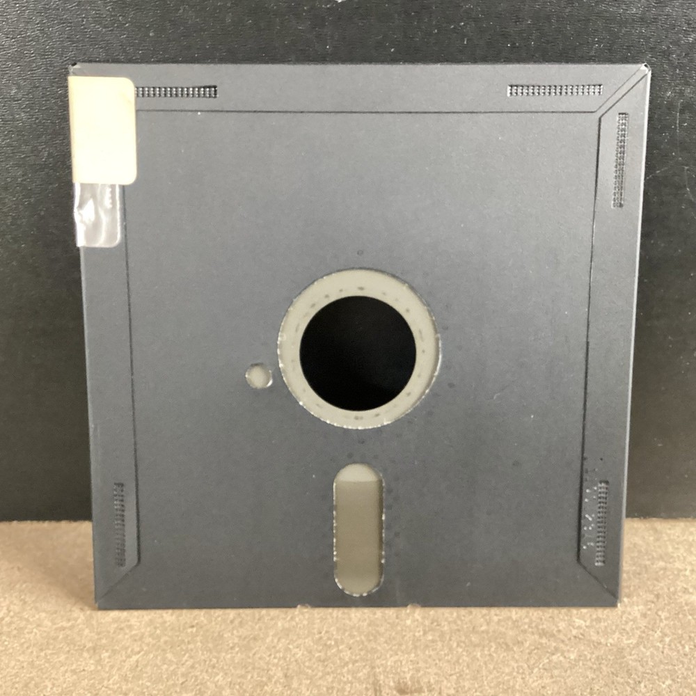 Microsoft Typing Tutor II Apple II 5.25" Floppy Disk Vintage 80s Computer