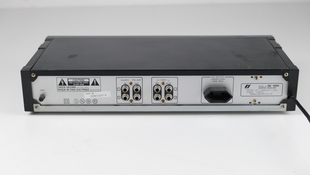 Sansui SE-1000 - Equalizer