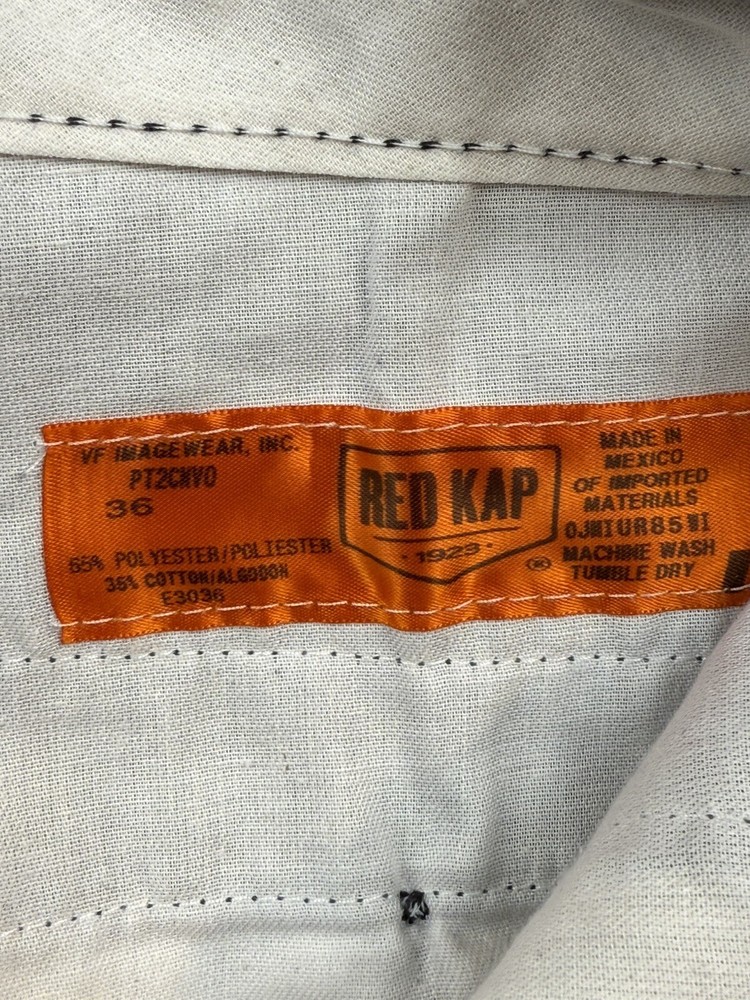 Red Kap Navy Work Pants Budweiser Size 36