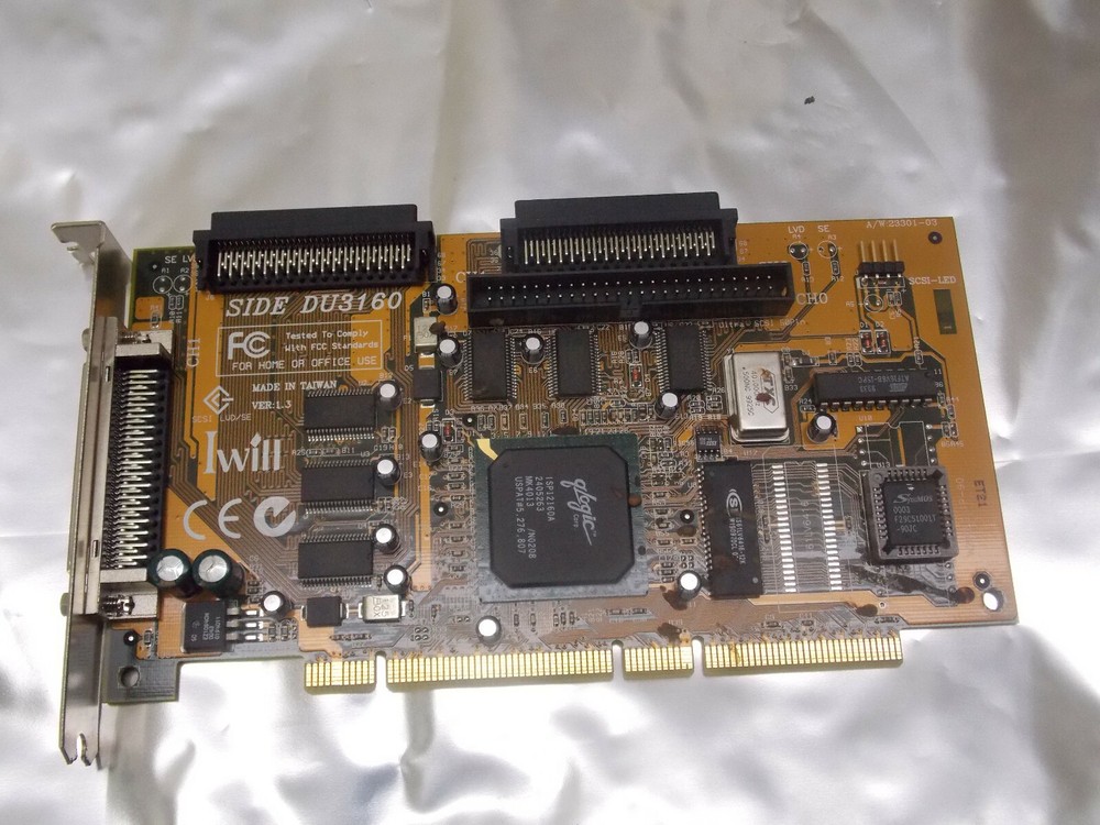IWILL Side DU3160 SCSI LVD/SE Card