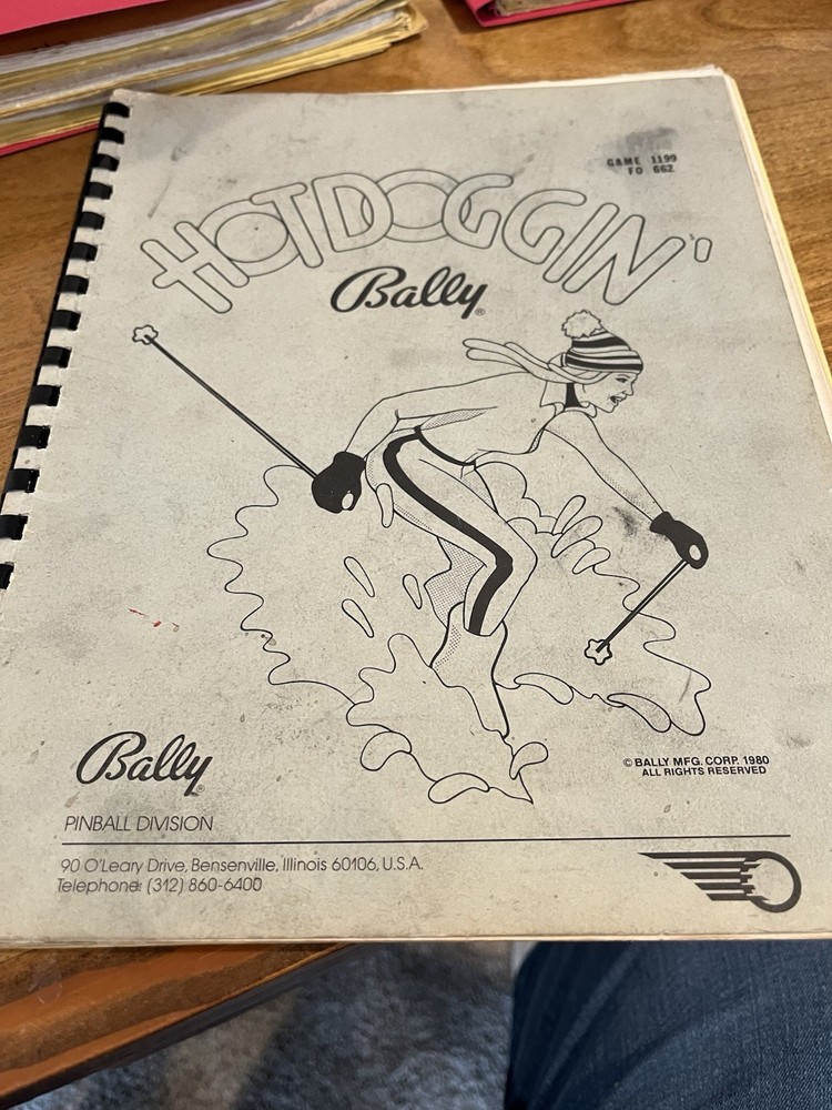 Hotdoggin’ Pinball Manual