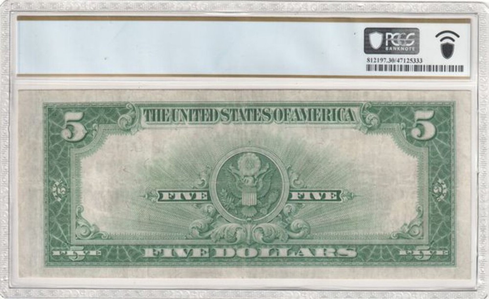FR 282 1923 $5 Silver Certificate