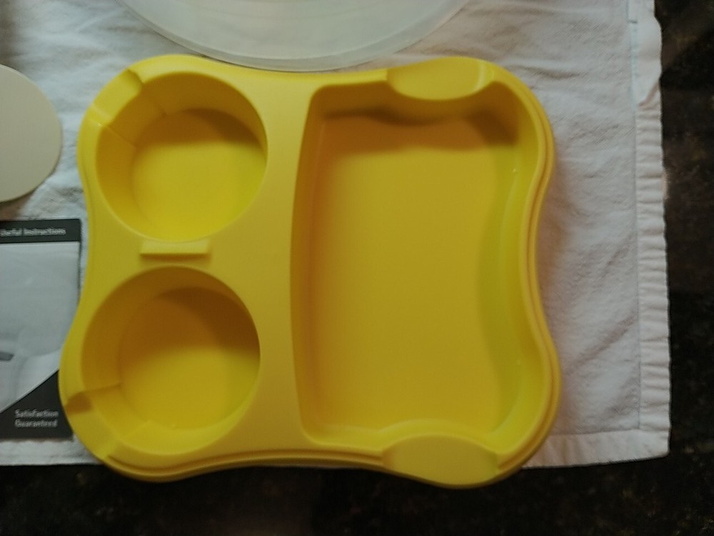 Progressive Microwave Bacon Tray + Breakfast Sandwich Maker + Adjustable Cover