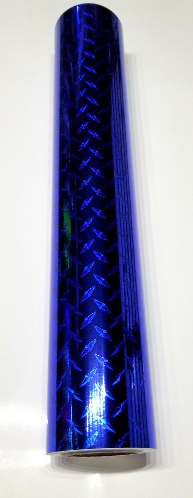 Royal Blue Diamond Plate Sign Plotter Cutter Vinyl Roll
