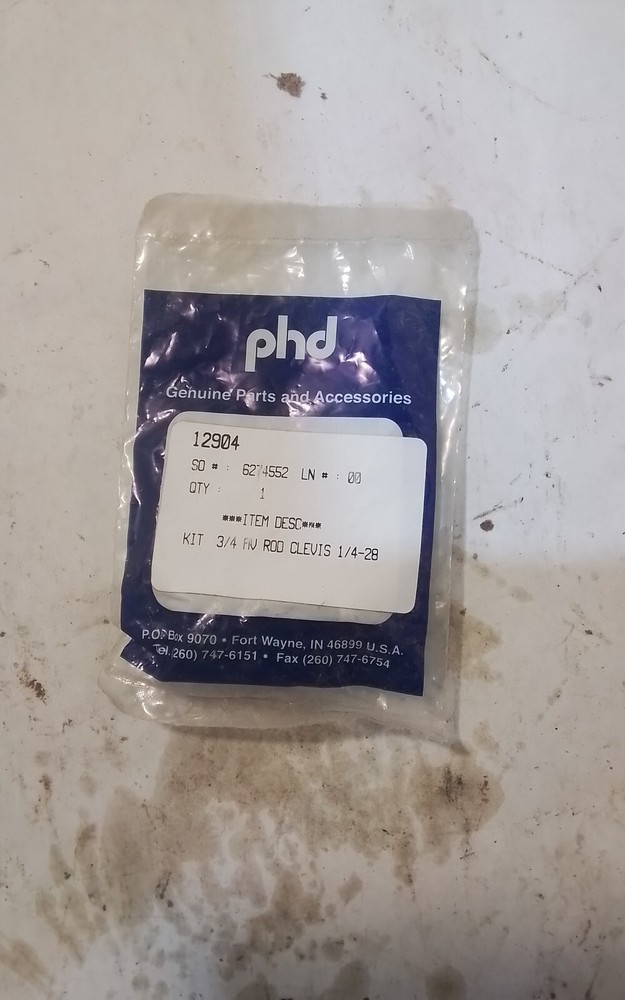 PHD 12904 ROD CLEVIS 3/4 (SW34)