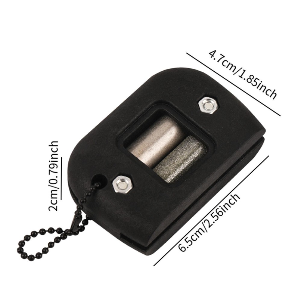 Ice Skate Sharpener Whetstone Handheld Professional Adjustable Width Portable