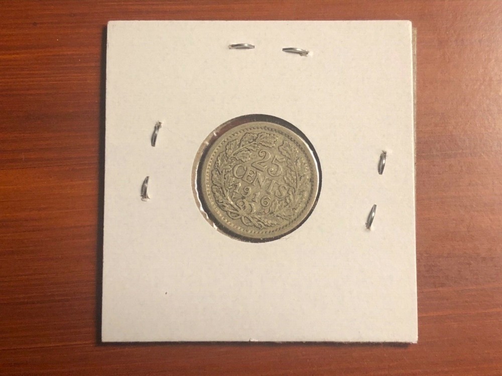 1916 25 Cent Netherlands
