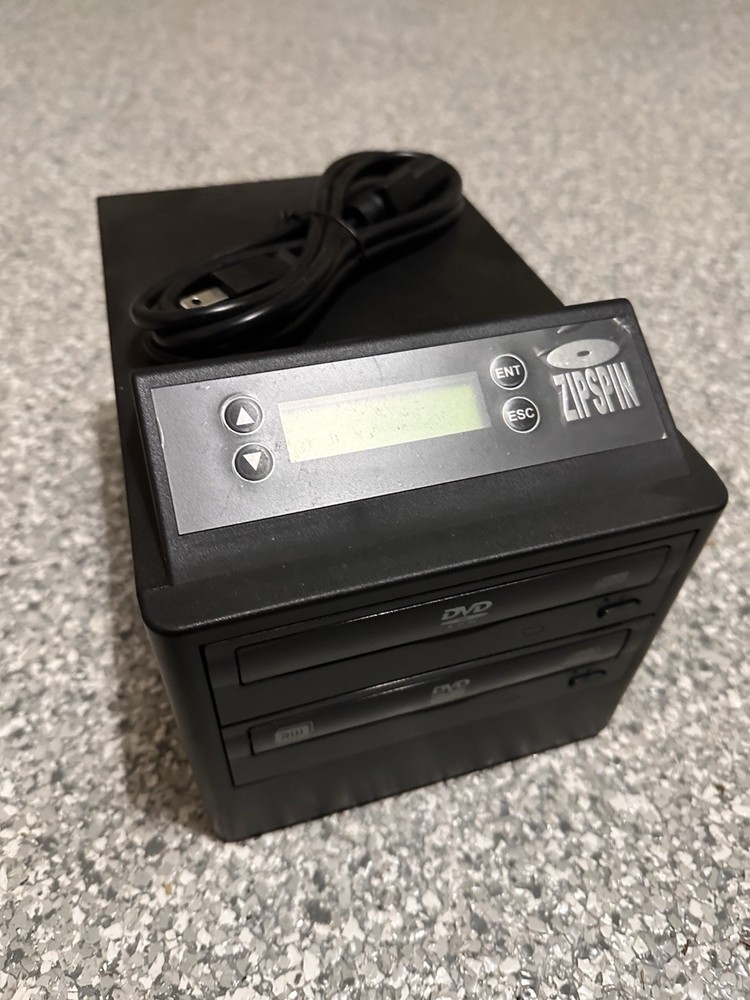 ZipSpin D121-L-S C-121-PRO CD/DVD Disc Multi-Duplicator, Burner, Recorder