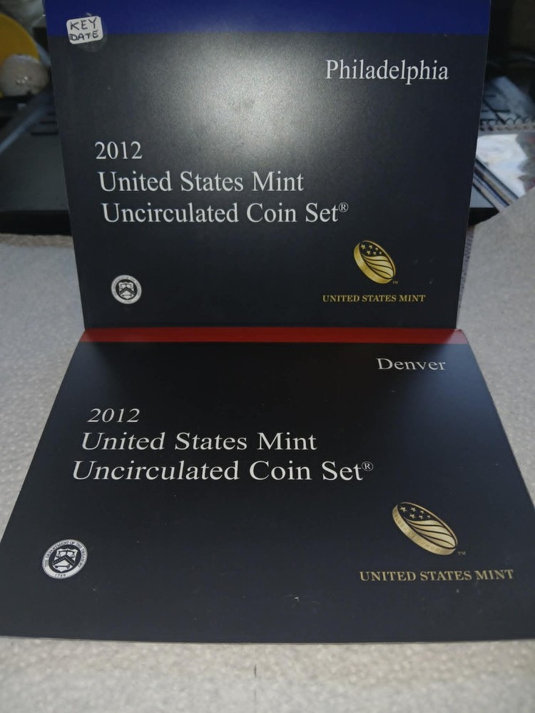 2012 Mint Set. Complete. 28 Total Coins 14 each from "P" and "D" Mints.
