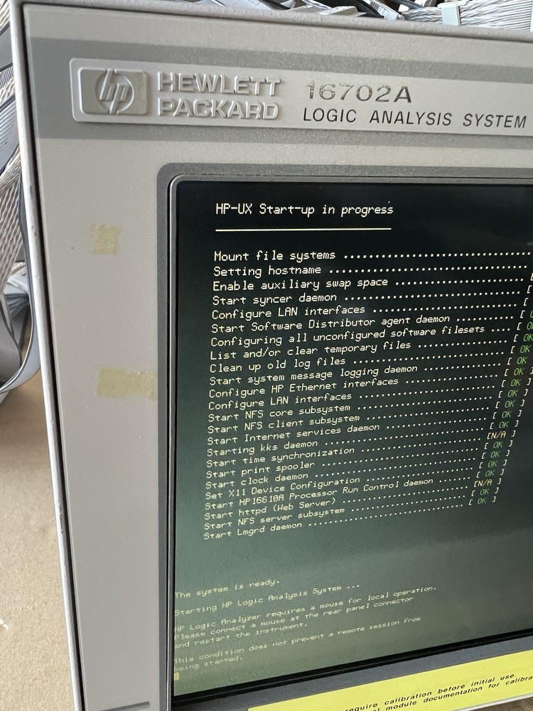Agilen 16702A Logic Analysis system