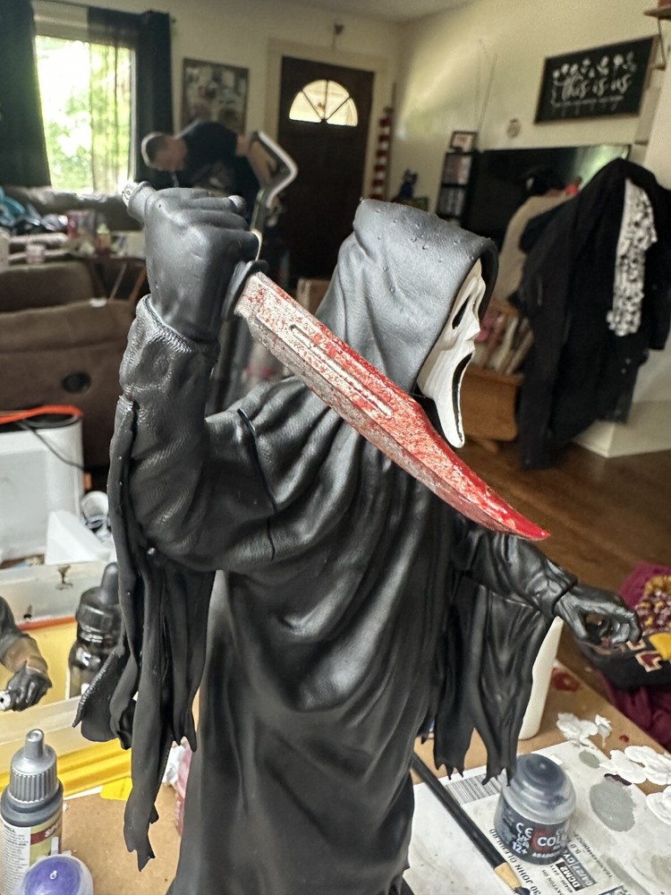 Ghostface 1/6 Scale Custom Figure w/base (Made To Order)