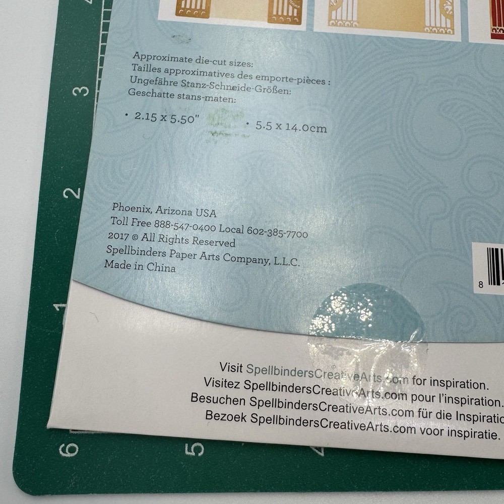 Spellbinders Card Creator A2 Ironelad Gatefold Die Cutting Emboss