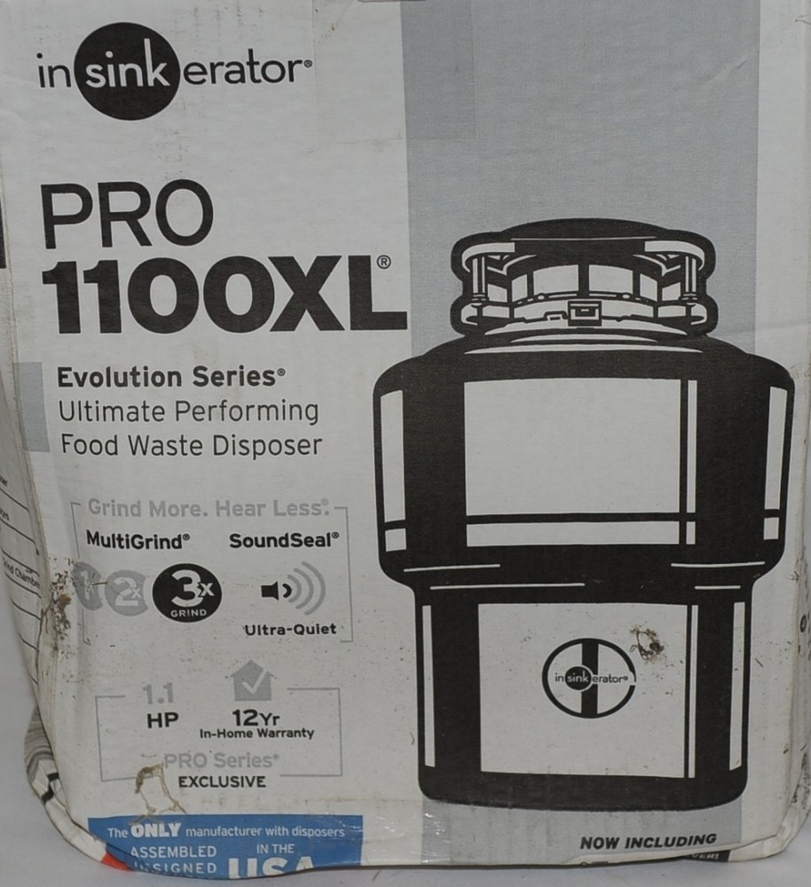 InSinkErator Pro 1100XL Evolution Series Ultra Quiet 1 HP Garbage Disposal