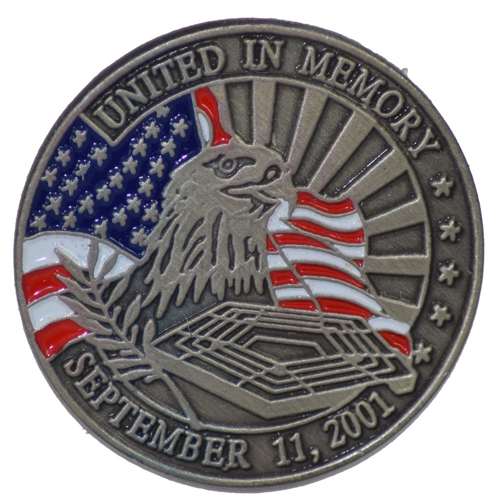 UNITED IN MEMORY HAT PIN