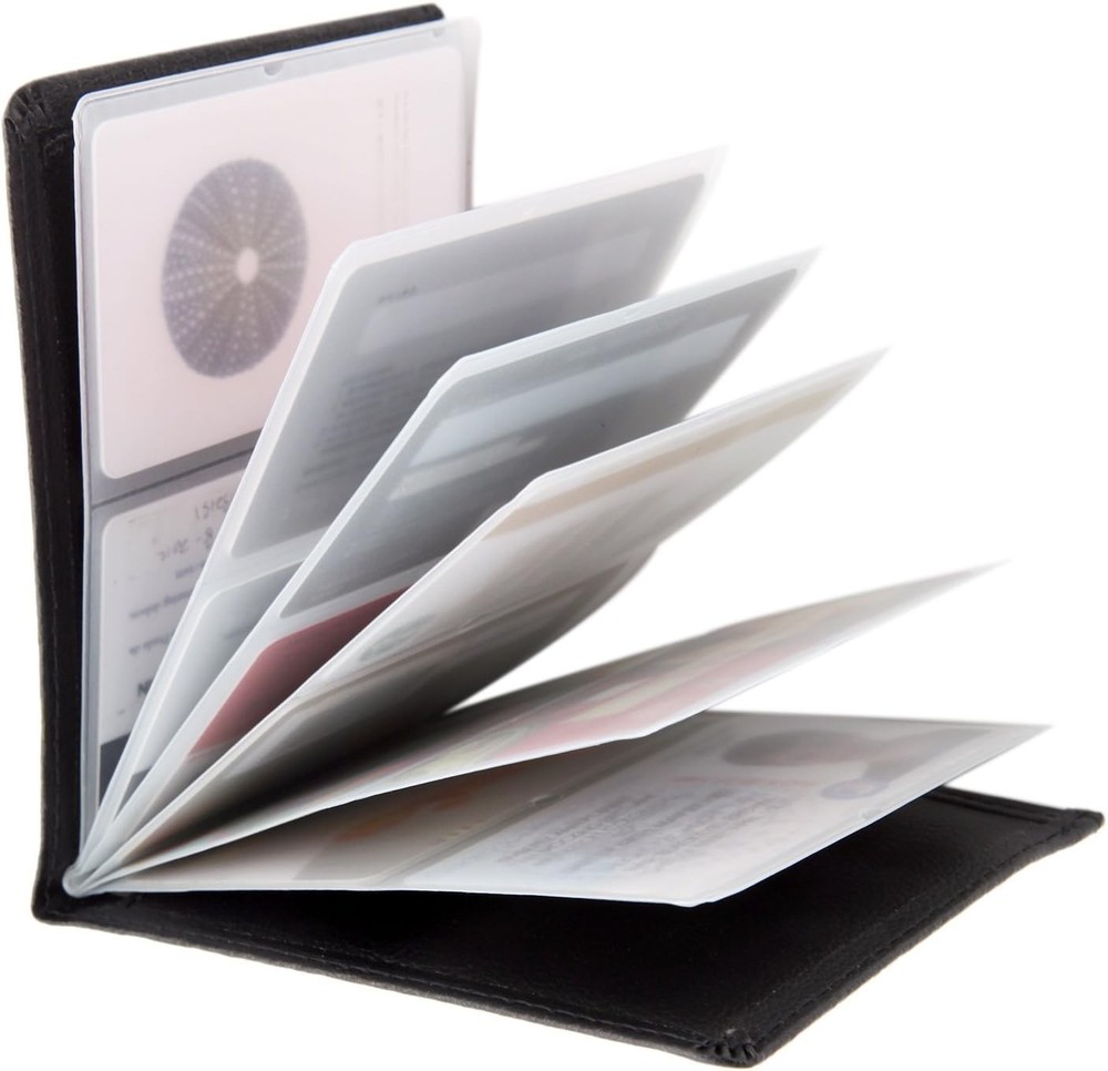 Wonder Wallet Inserts 12 Page Plastic Amazing Slim Comfortable RFID Blocking NEW