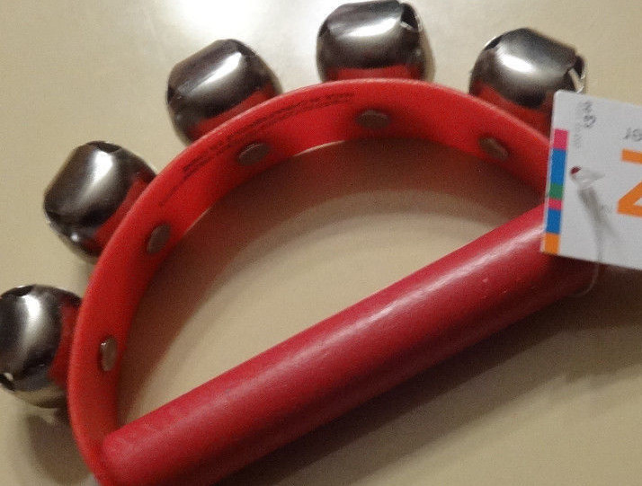 NEW SPRITZ KIDS BELL SHAKER-FUN FOR CLASSES! RED