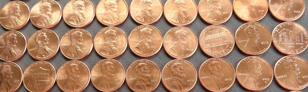 Lincoln Cent Penny Set 1975-2013 PD Uncirculated Collection - w/ Whitman Folder