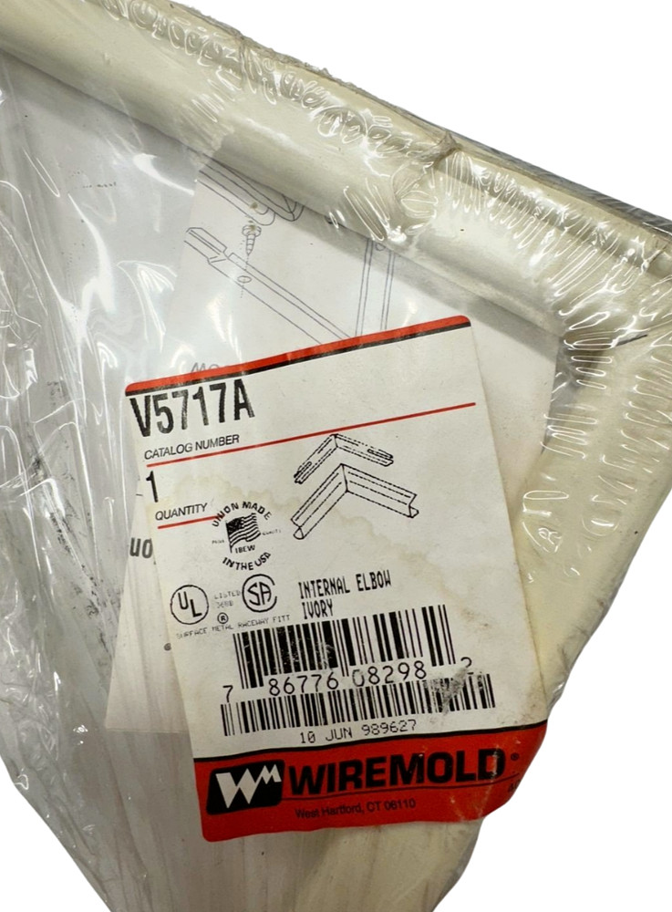 Wiremold V5717A Ivory Internal Pull Elbow *Free Shipping*