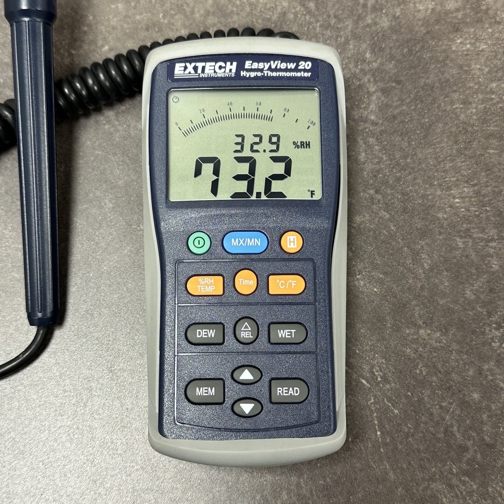 Extech EA20 Hygro-Thermometer, Tested Working!