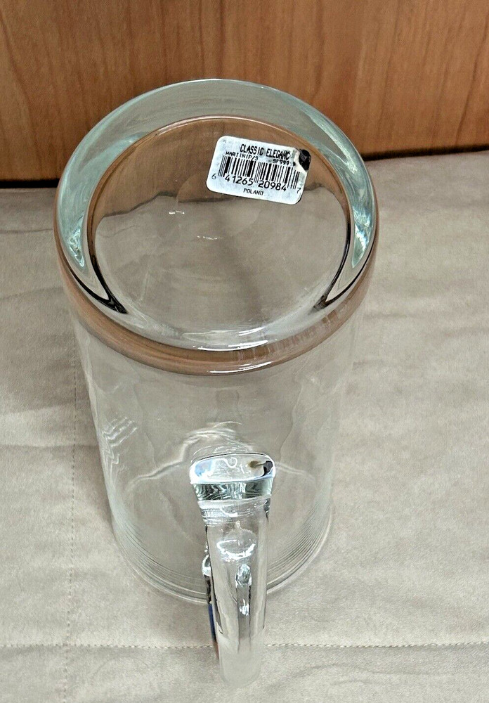 Mikasa Glass Pitcher Classic Elegance Martini