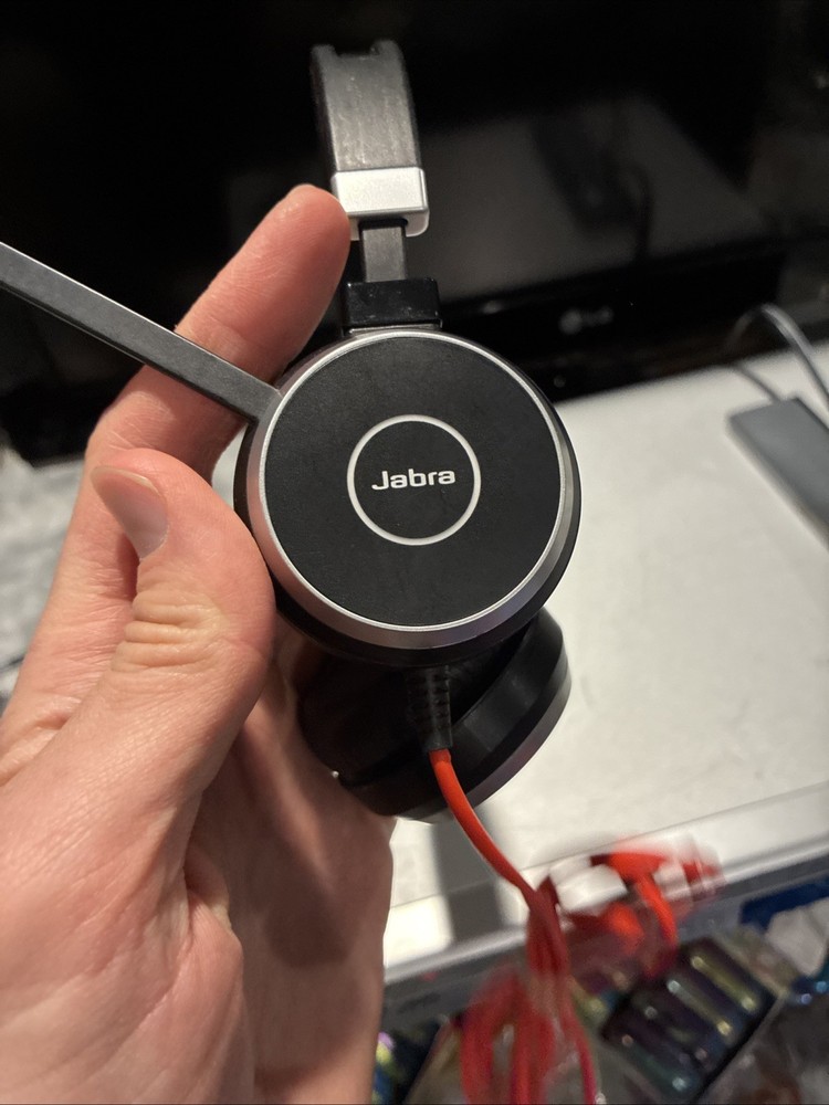 Jabra Evolve 40 Wired Stereo USB Headset HSC017 W/ Controller ENC010