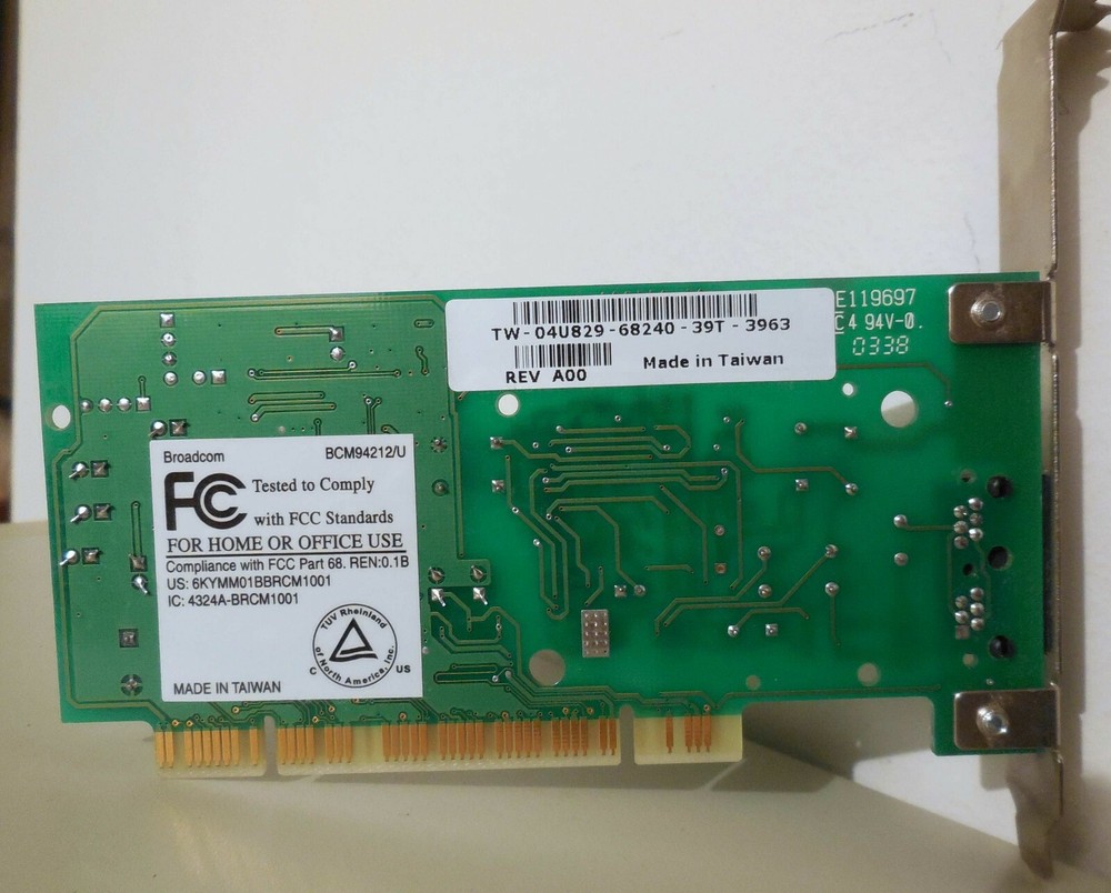 BROADCOM BCM94212/U PCI Modem