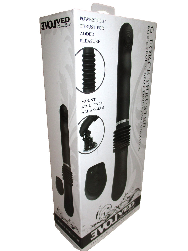 Evolved G-Force Thruster Silicone Rechargeable Vibrator Remote Control Mount