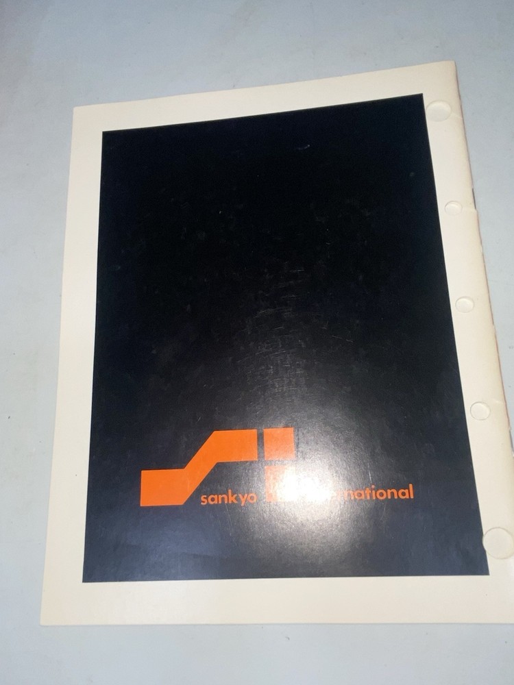 Sankyo International SD-5 Compressor Service Manual