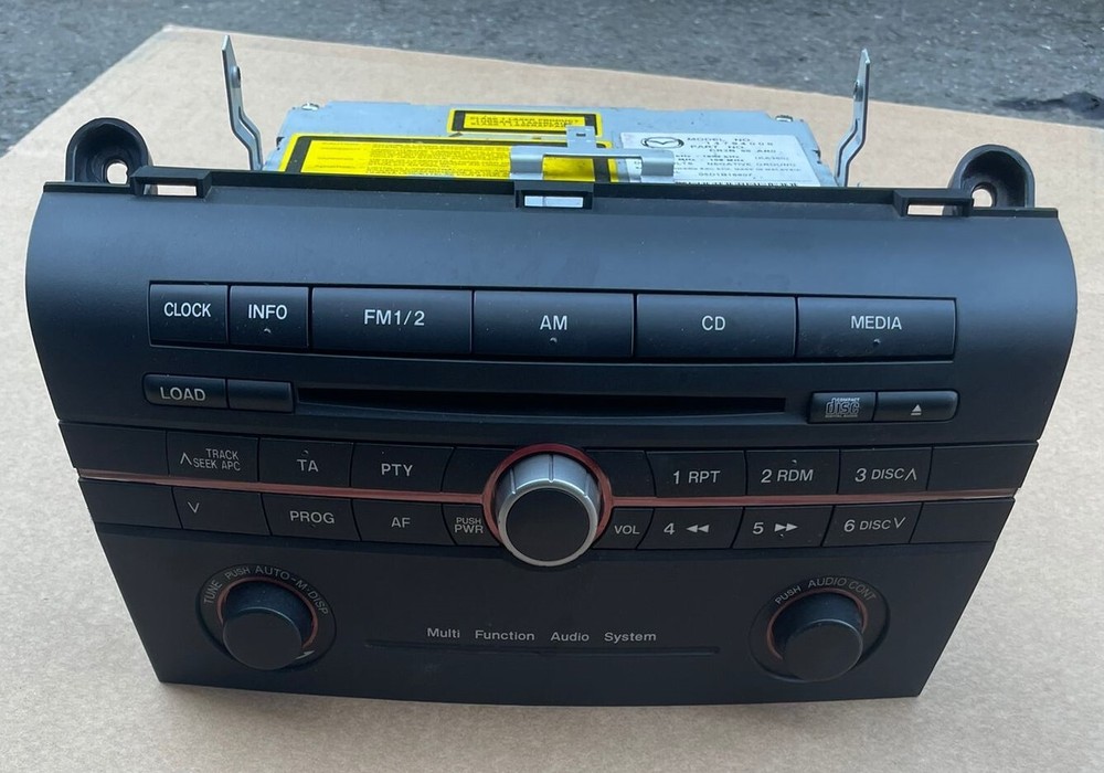 Cd-Radio Audio System without CODE Mazda 3 III BK Original 14794008 BR2B66AR0