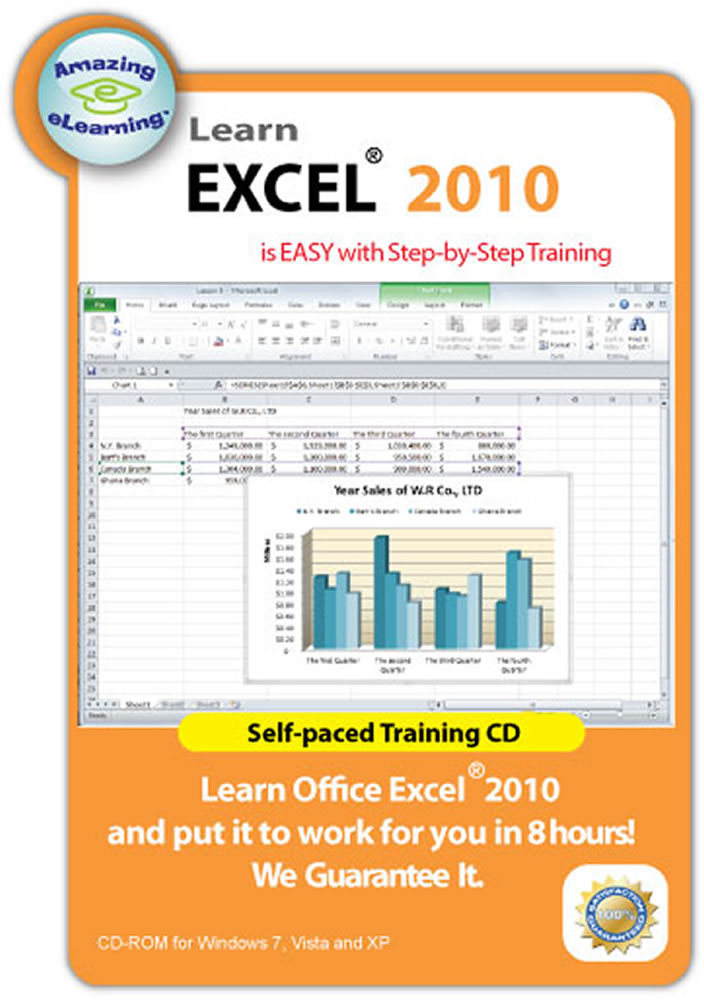 Learn Microsoft Office Access 2010 and Excel 2010 Training Tutorial - 2 CD