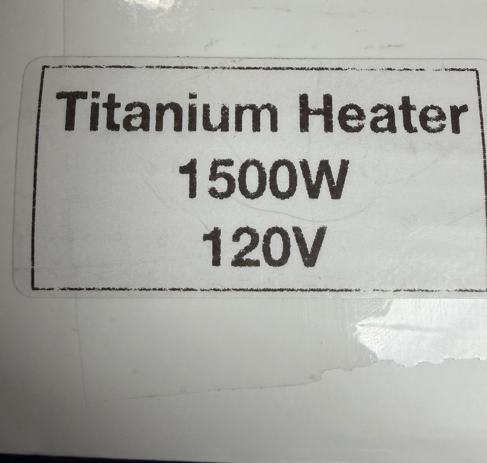 GRILLME 1500W Immersion Water Heater Portable Titanium T1 Submersible Waterproof