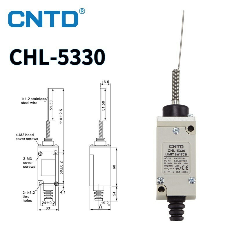 1PCS NEW CNTD CHL-5330 Micro Limit Switch
