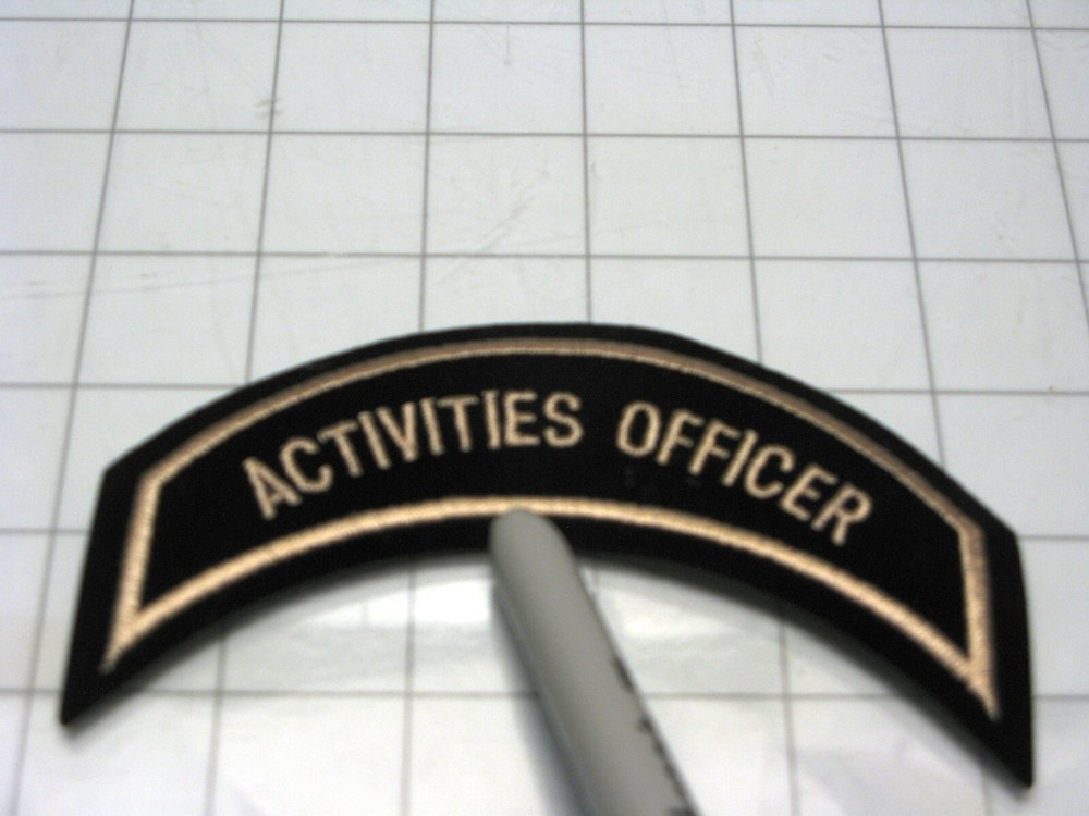 Harley Davidson HOG Activities Officer Patch Harley Owners Group