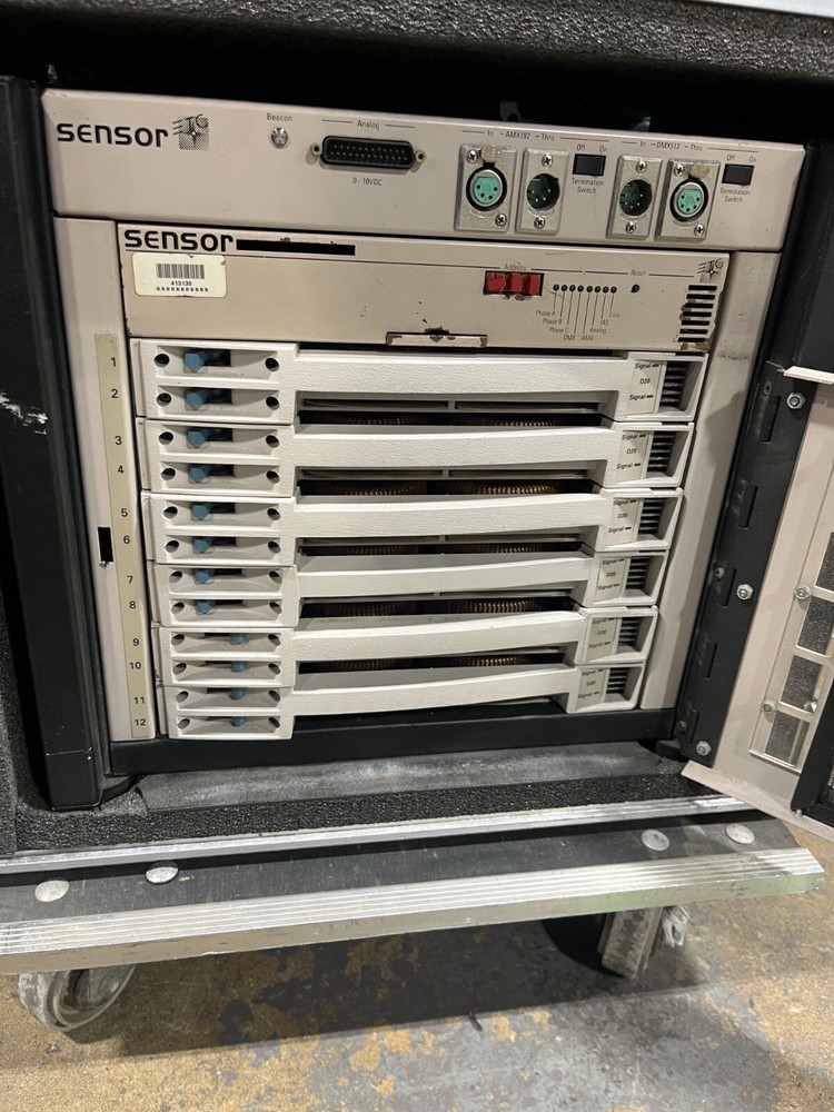 Sensor ETC SP-1220A 12 Channel Dimmer Rack. With Road case.